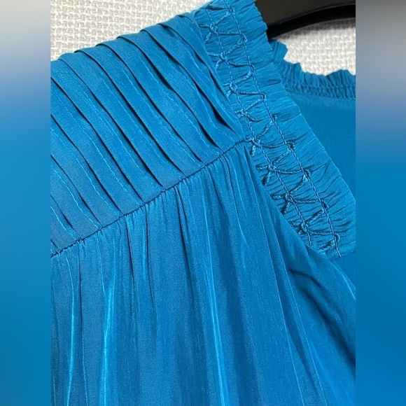 Chico’s Pintuck Popover Short Dress - Picture 8 of 8